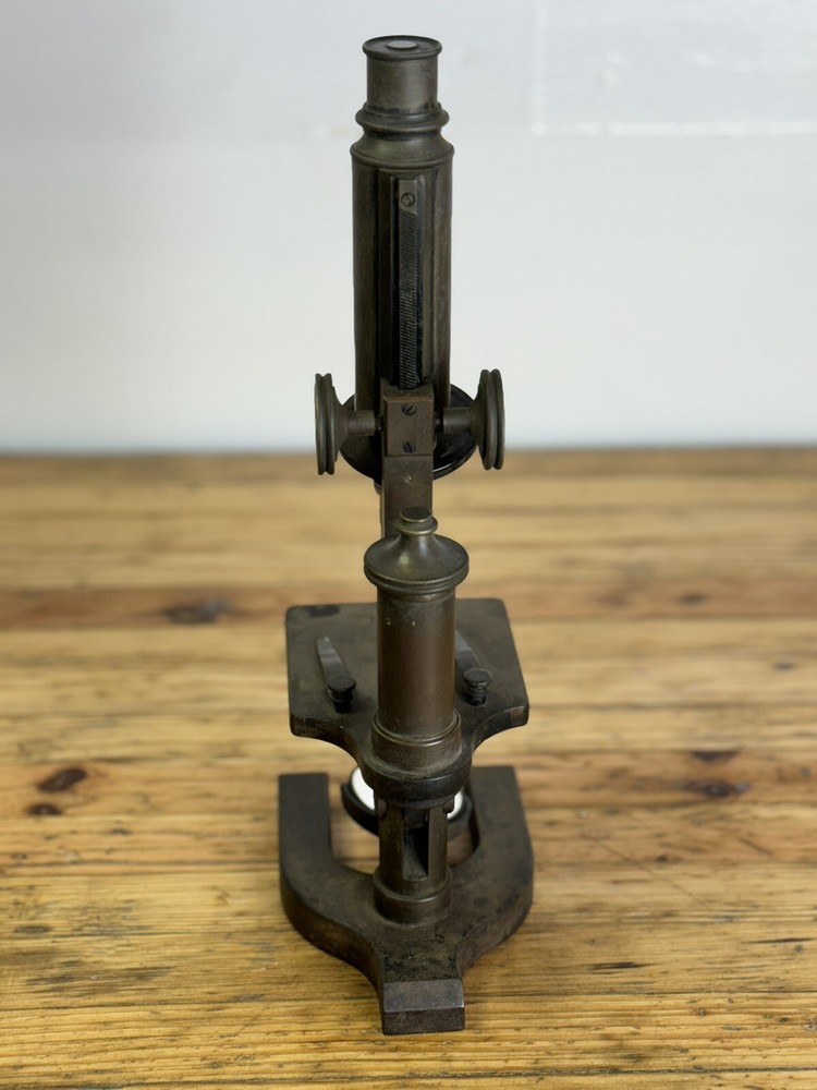 VINTAGE EARLY 1900'S SPENCER BRASS MICROSCOPE