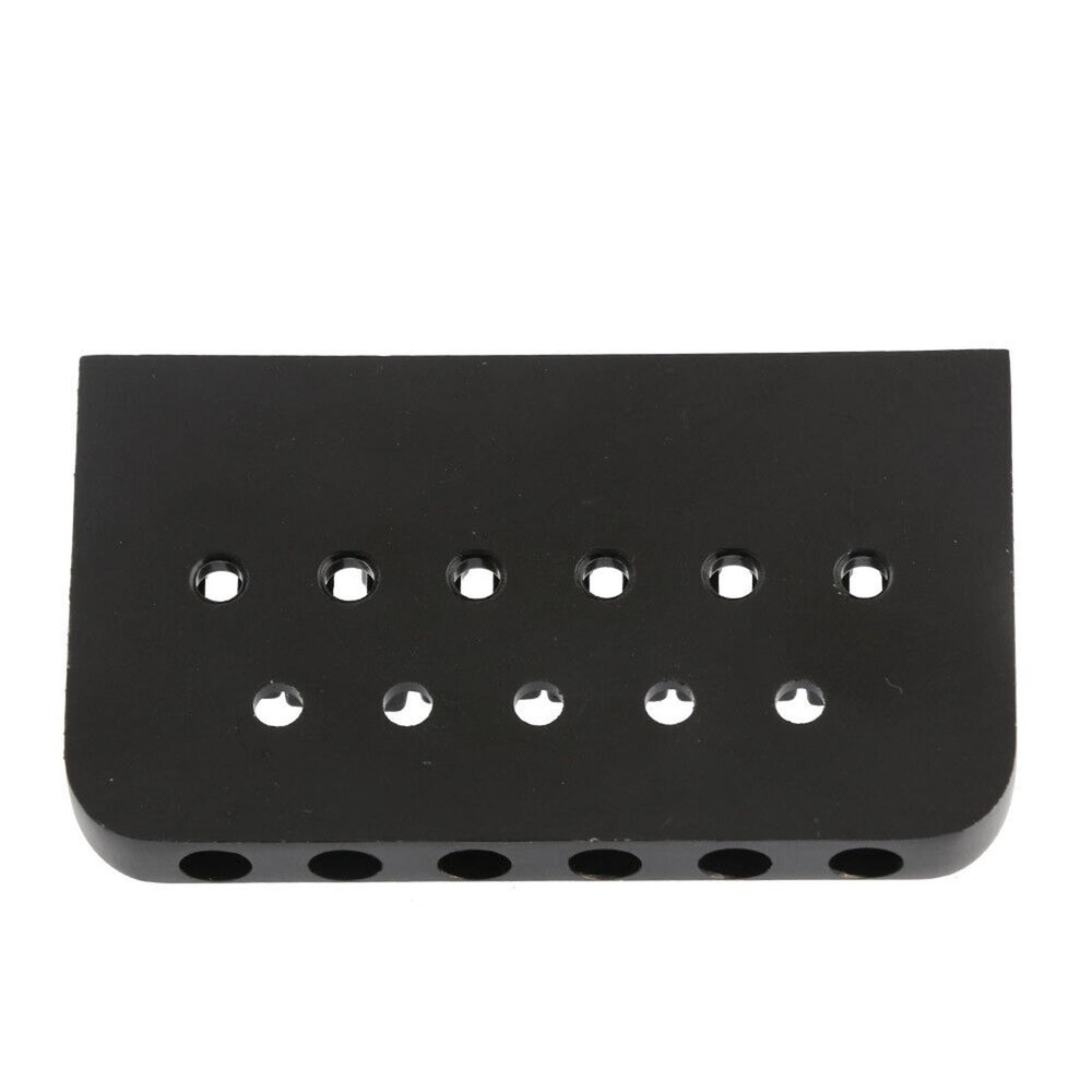 6 String 10.5mm Fixed Roller Saddle Hardtail Top Load Bridge For Electric Guitar
