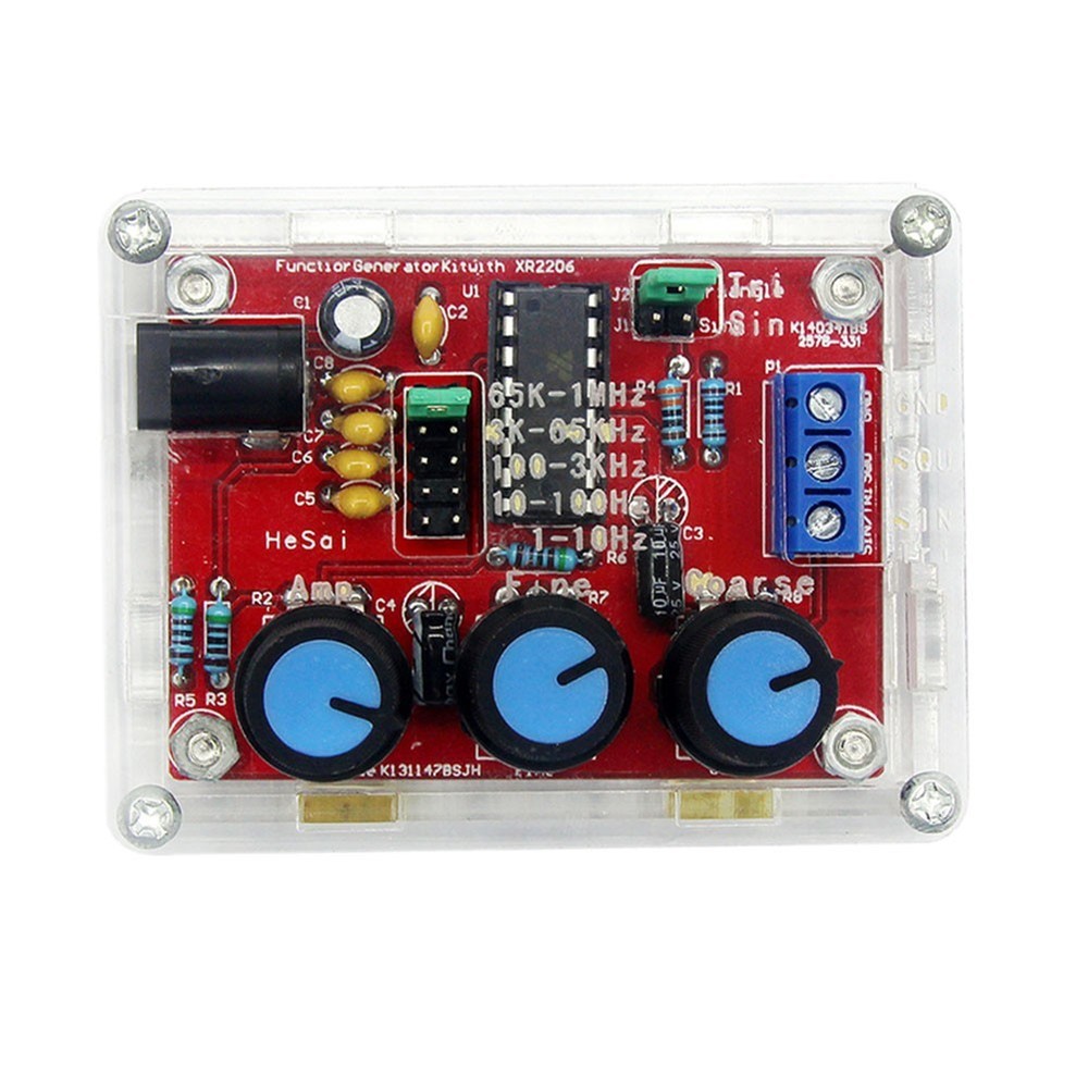 Sine Wave Triangle Rectangle Generator for XR2206 DIY Electronics Kits