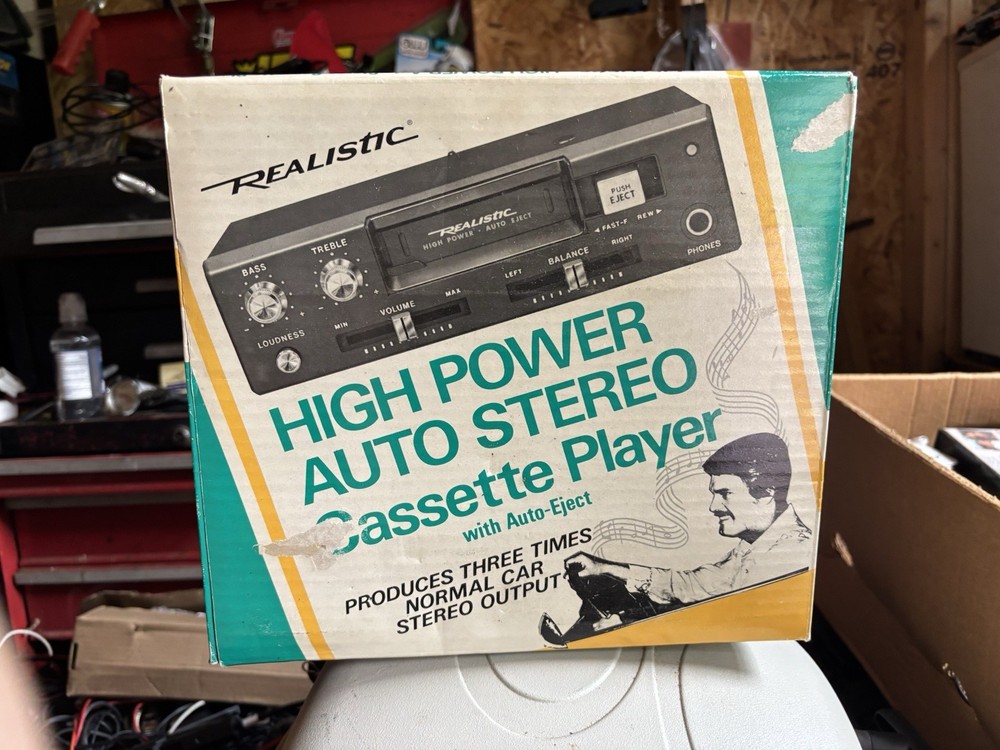 Realistic Cassette Player NIB.