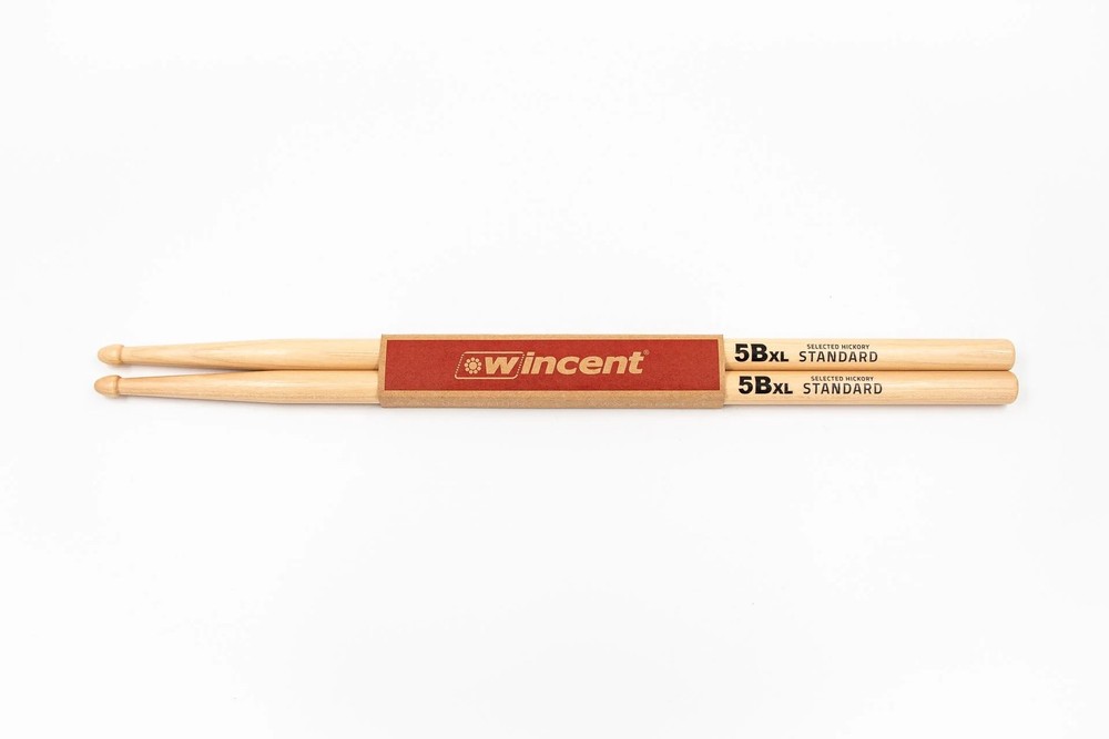 Wincent 5BXL Drumsticks, Wood Tip