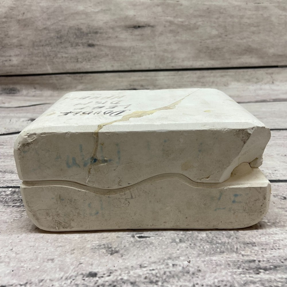 Ceramic Slip Casting Mold Double Leaf Dish Handle Holland #H-264