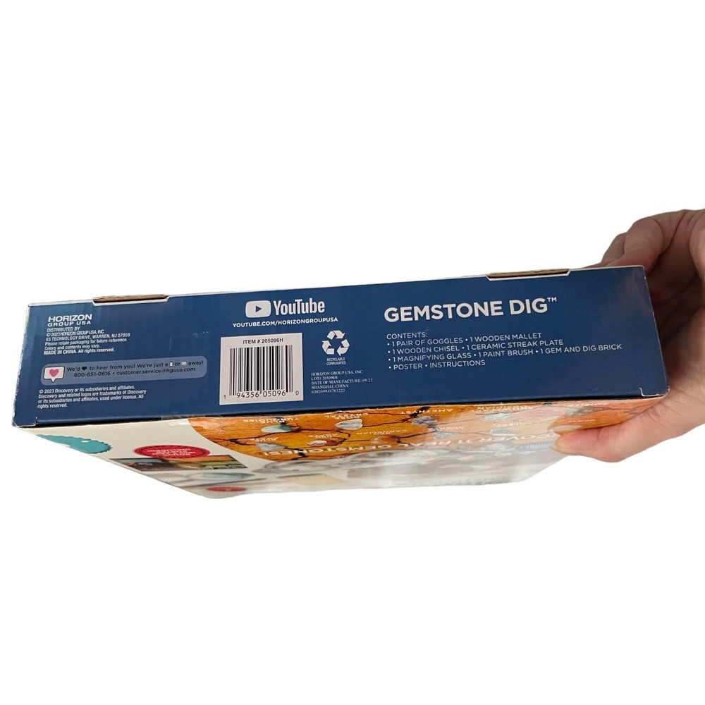 Discovery Gemstone Dig With 11 Real Gemstones