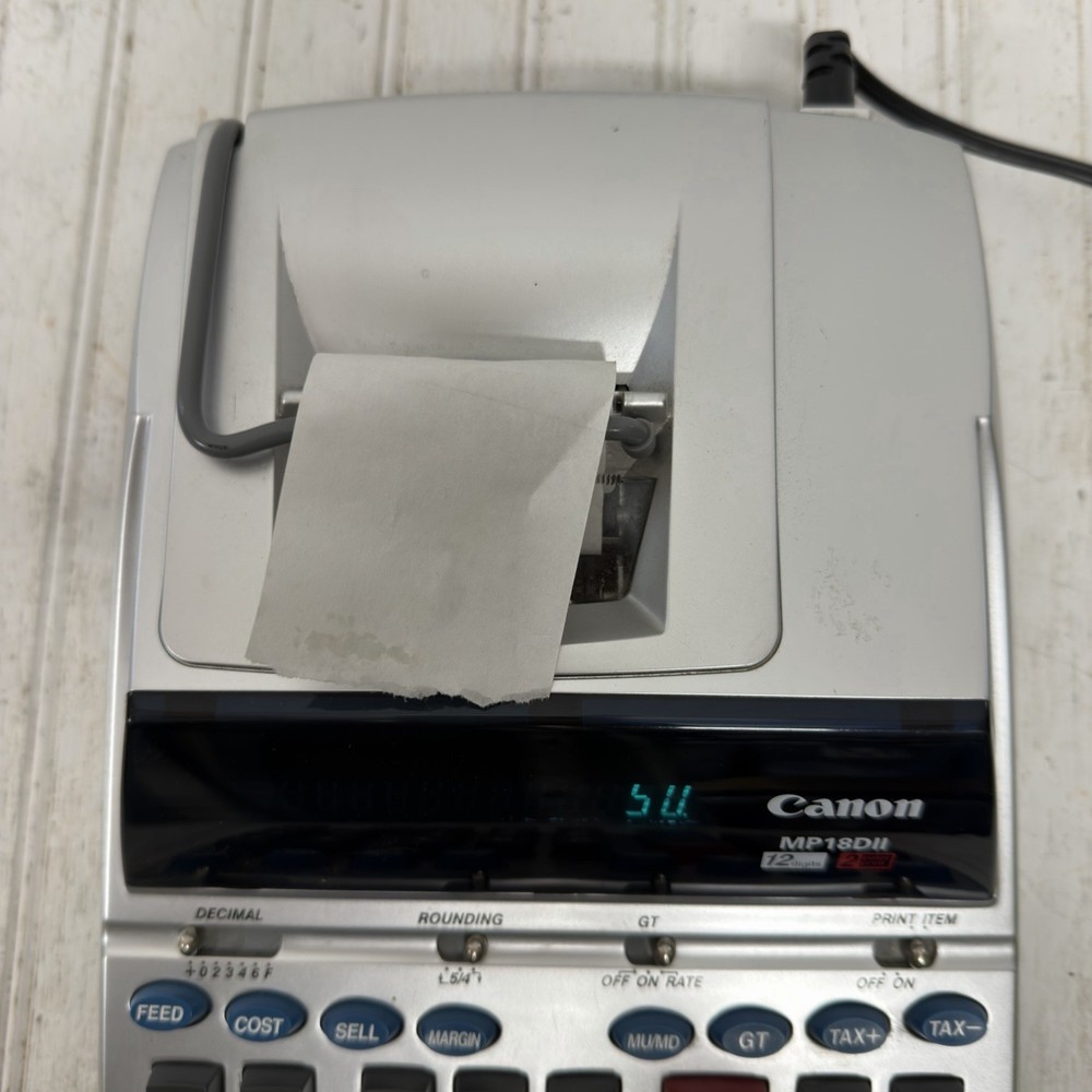 canon mp18d ii Adding Machine Used TESTED
