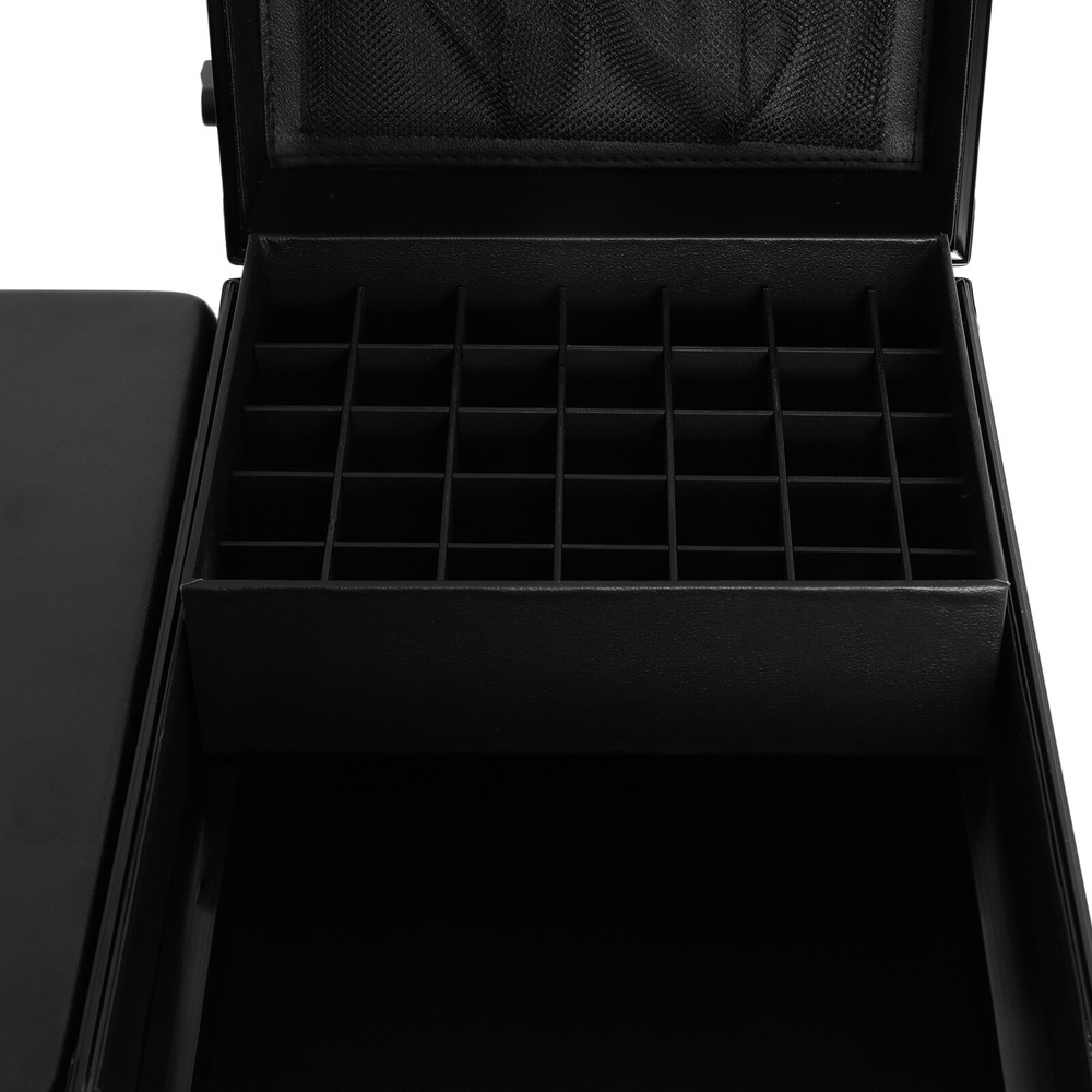 Professional Rolling Makeup Train Case Cosmetic Trolley Makeup Storage Organizer