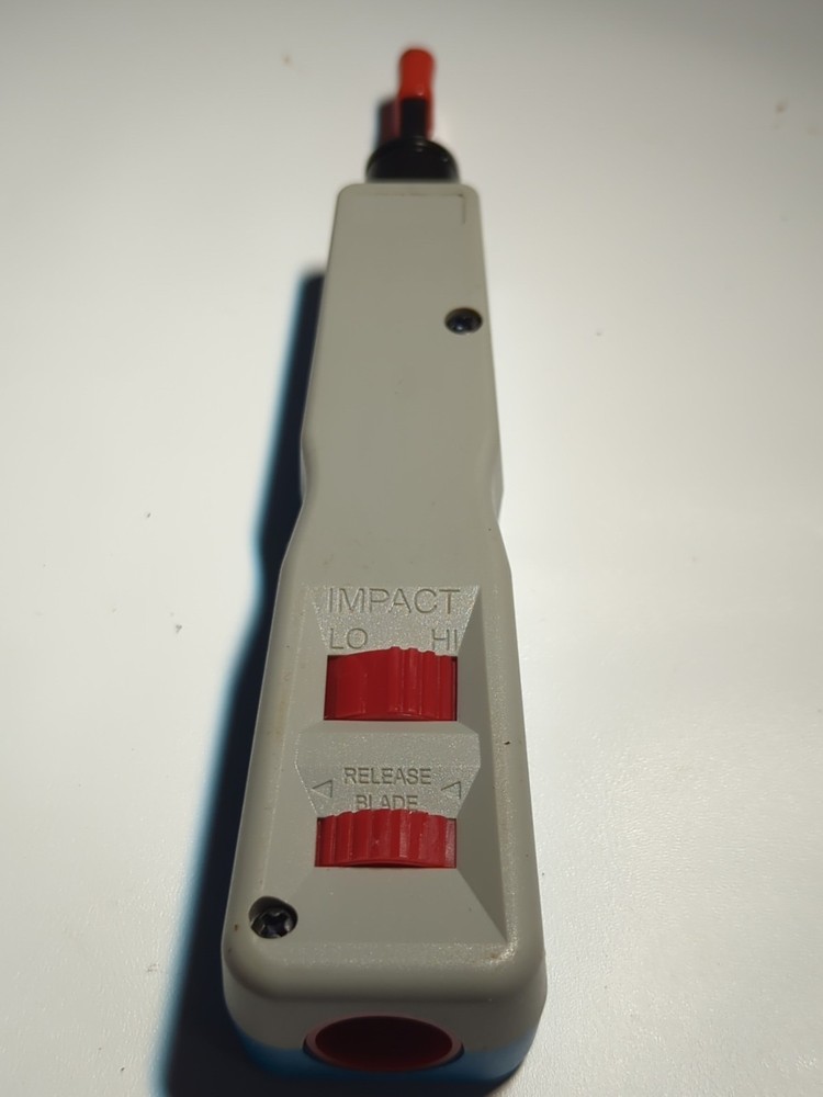 LAN Punch Down Tool 110/66 for CAT5e/6 Wire Cable Jack Patch Panel Impact Blade