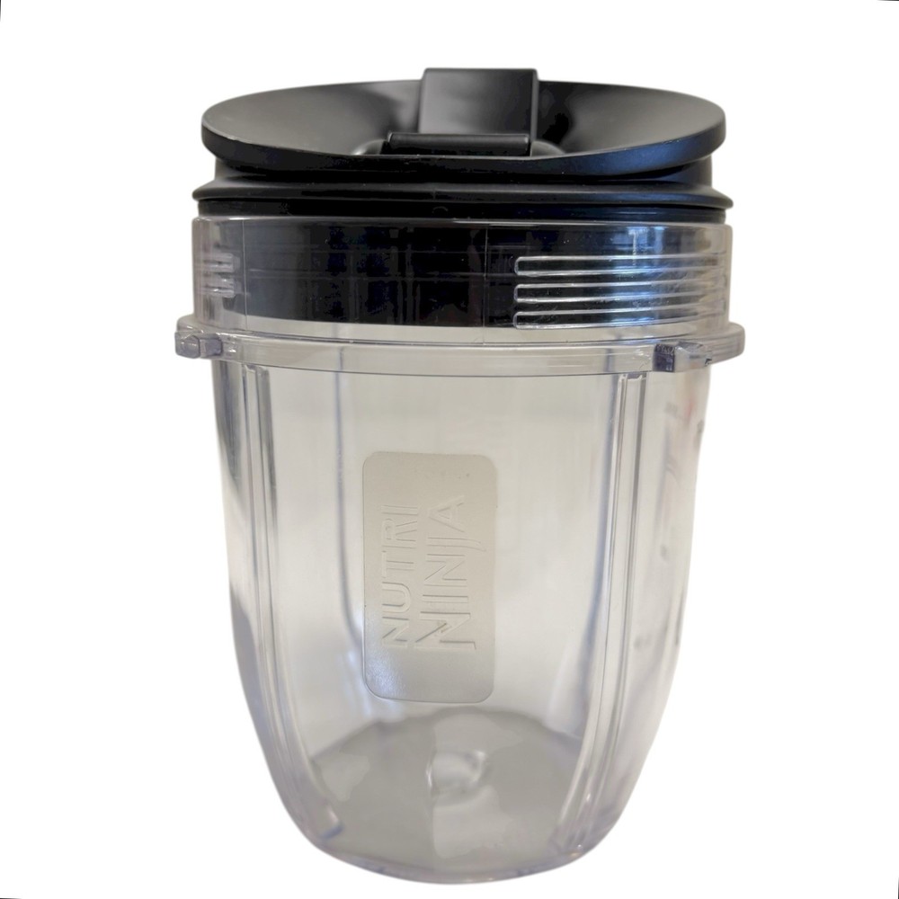 Ninja 12 Oz Replacement Cup For Nutrit Ninja Blender with a Lid