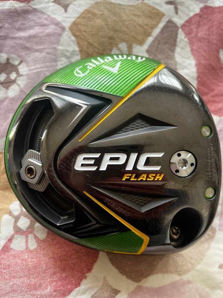 Callaway EPIC Flash Sub Zero 10.5 Driver Head Only RH w/HC Low Spin Bomber