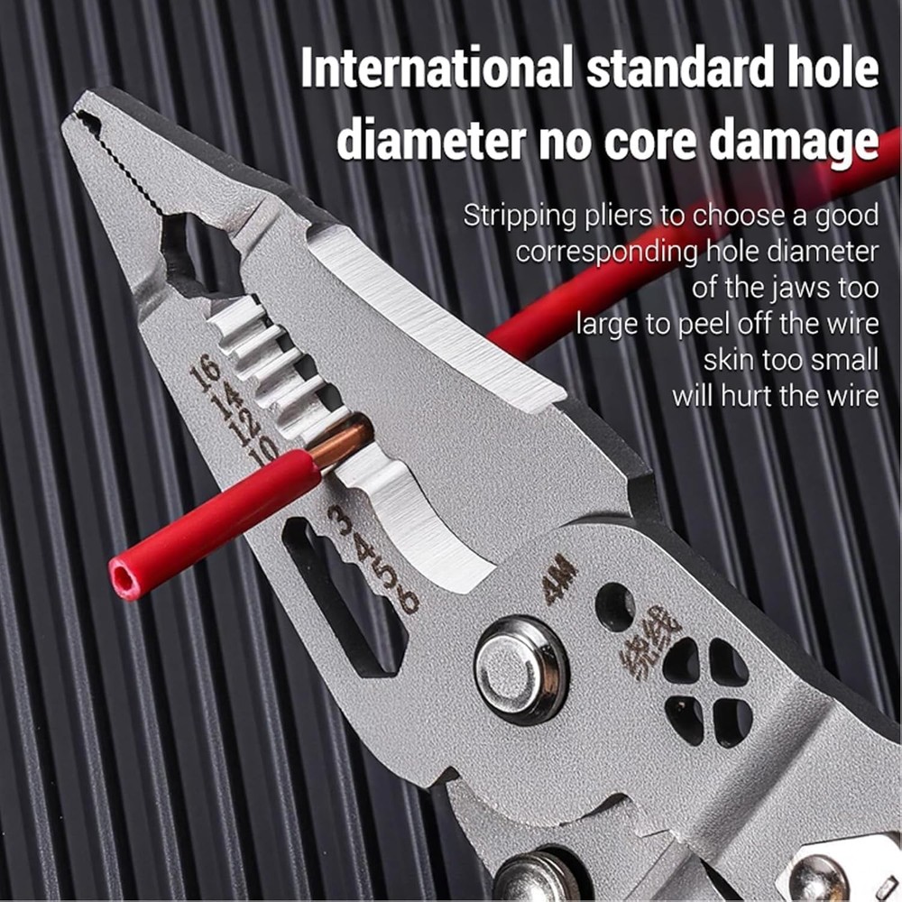 DIY Portable Multi-Functional Fold Wire Stripper Scissor With Electrical Test US
