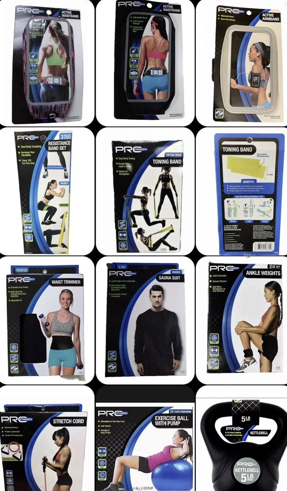 Pro Strength Home exercise equipment multiple pieces available, new