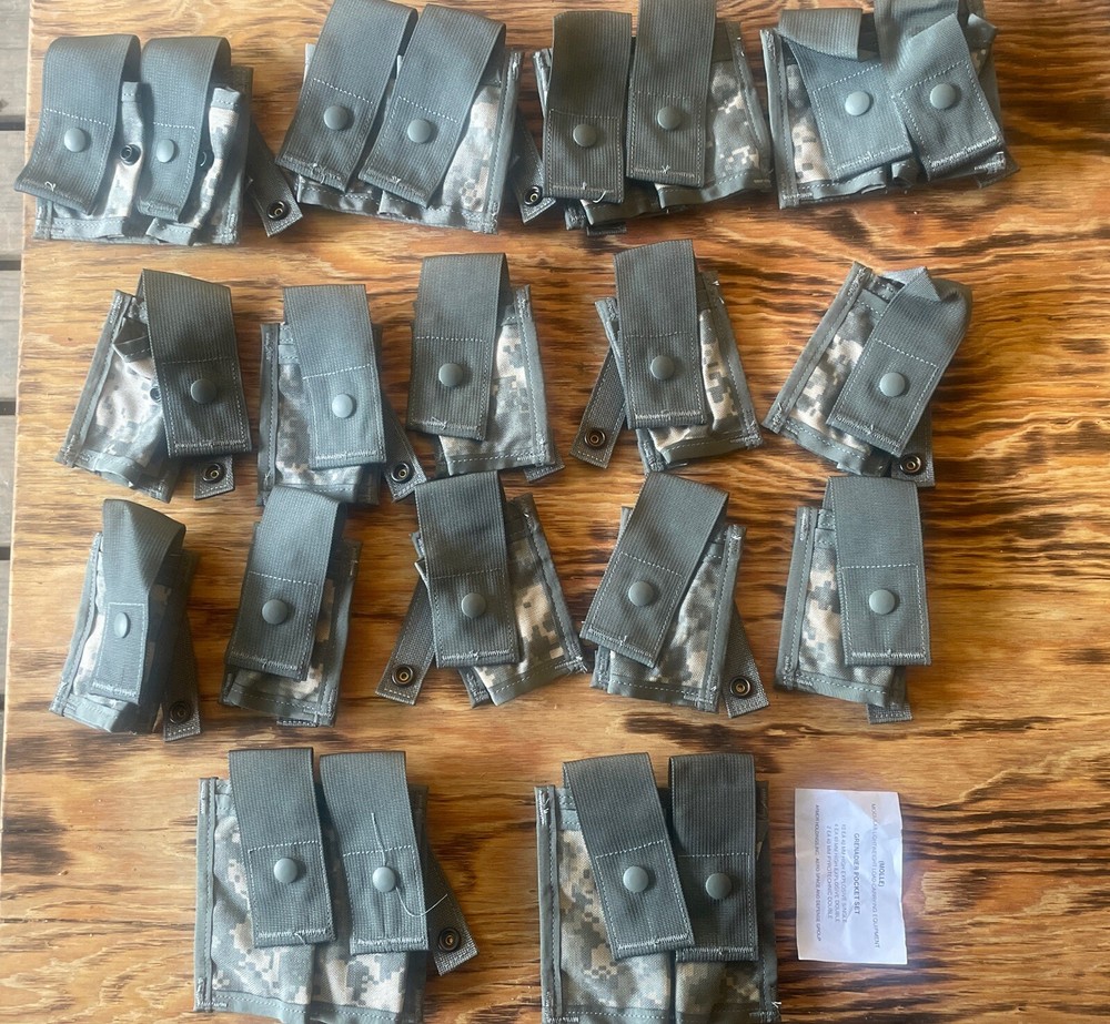 New Unopened USGI UCP Grenadier Pouch Set