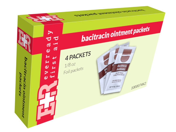 BACITRACIN OINTMENT 1/8 oz - 4CT