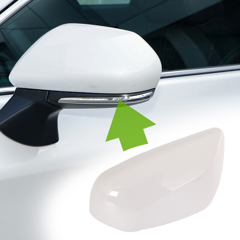 FOR 2018~2023 CAMRY WHITE LEFT DRIVER SIDE MIRROR COVER CAP REPLACEMENT ~