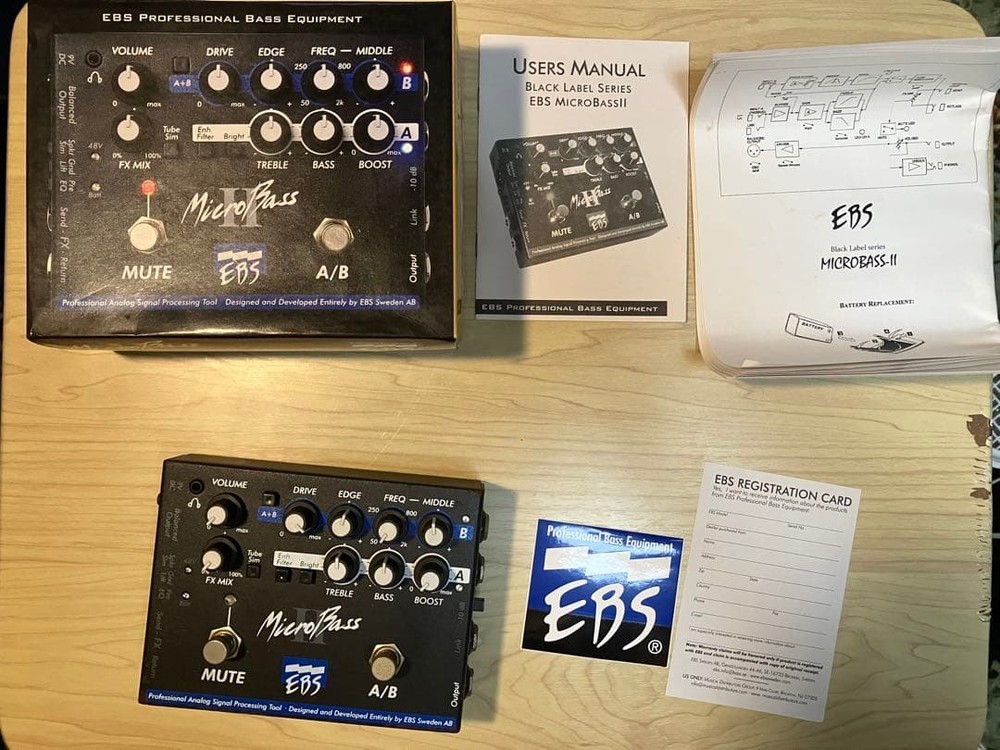 EBS MicroBass2 Bass Effects Pedal