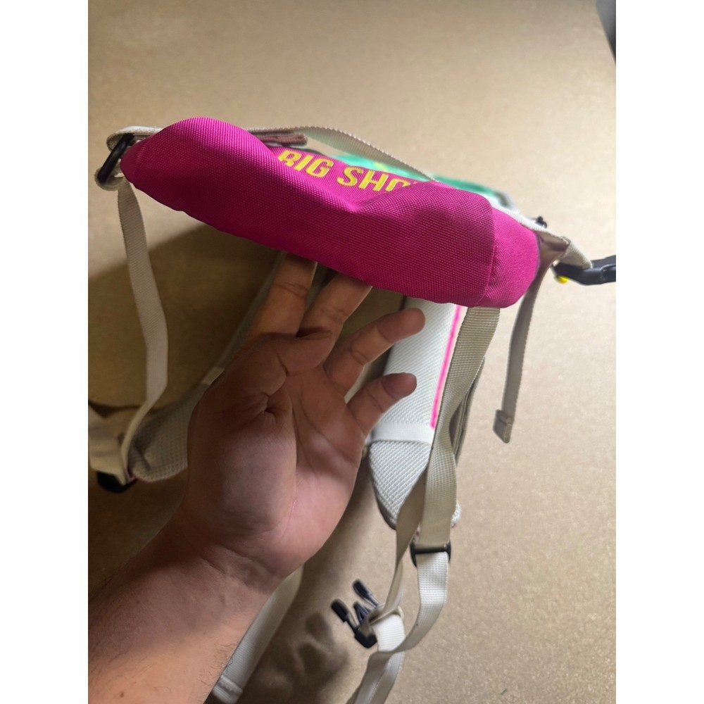 Geigerrig Rig Shot Hydration Pack Backpack Pink Teal Outdoor Hiking Running