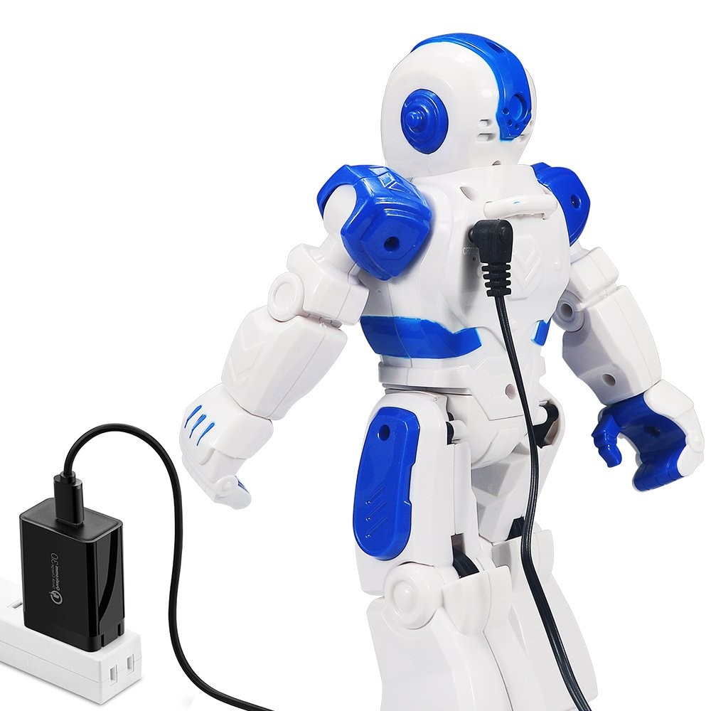 Remote Control Robot For Kids, Intelligent Programmable LARGE SIZE, Blue