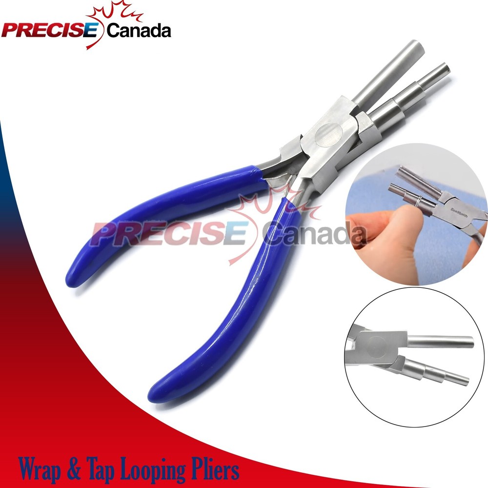 Wrap & Tap Looping Pliers Small Multi-Step Ring Looping Wire Forming Loop PL-032
