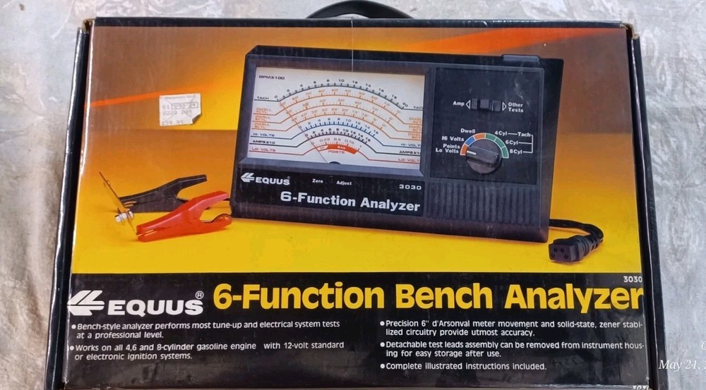 Equus 6 Function Engine Analyzer Barely Used 70s 80s