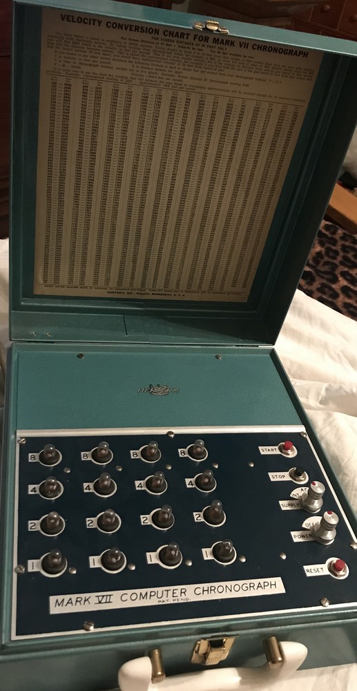 Vintage Herter’s Mark VII Chronograph Computer shooting speed meter Untested