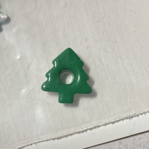 Eyelets Scrapbook Studios Green Christmas Trees 25/pk