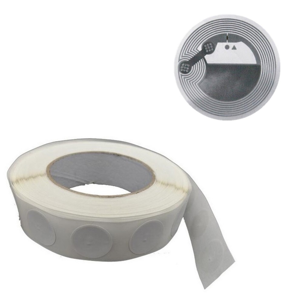 100PCS NFC Tags 180 bytes-Sticker NTAG 213 Tag RFID Tags - For Android & iPhone