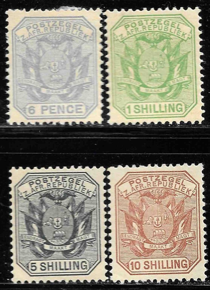 Transvaal Scott# 158-61 MH