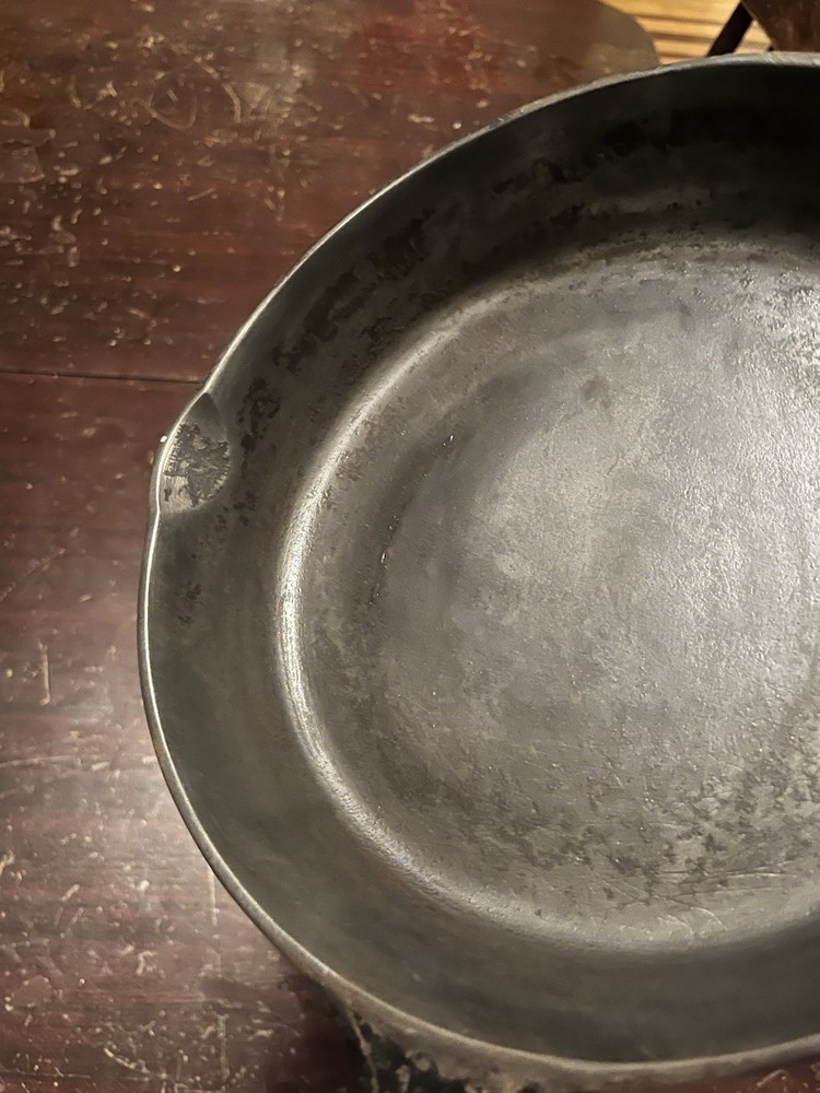 10 1/2” Vintage Skillet wit “C” Marked on Handle-Nice