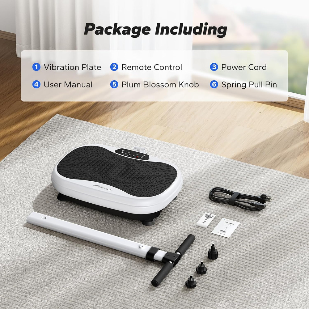 Vibration Plate Exercise Machine, Vibration Plate for Lymphatic Drainage Weight