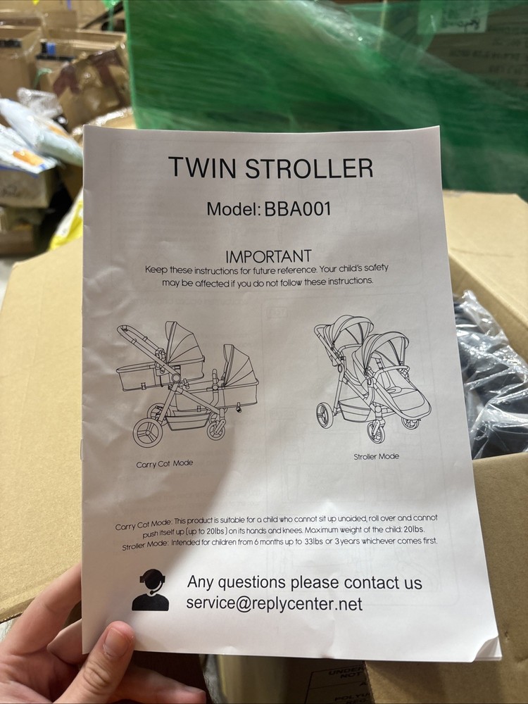 Baby Twin Stroller