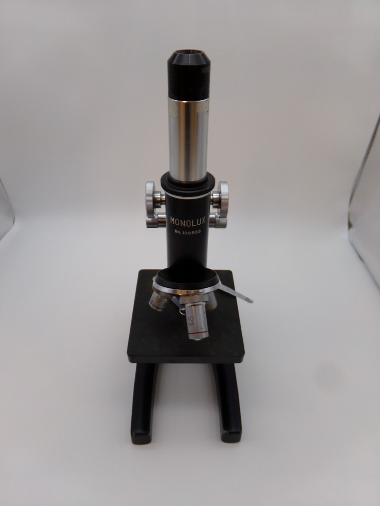 Vintage Monolux (#109588) Three Lens Microscope