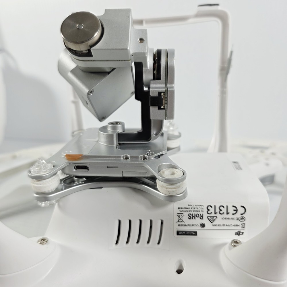 DJI Phantom 3 Standard Quadcopter Camera Drone White W321 Tested - No Battery