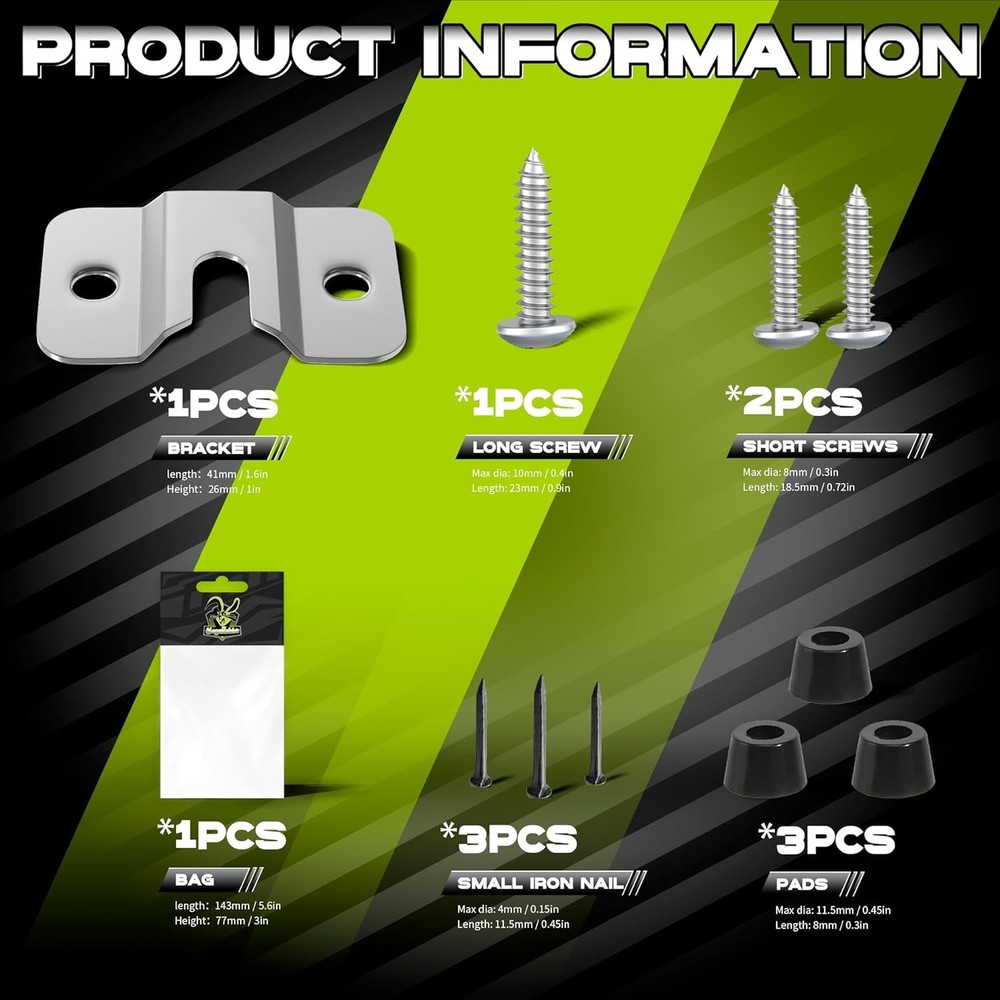 Dartboard Hanger - Wall Mounting Kit with Hooks for Dartboard