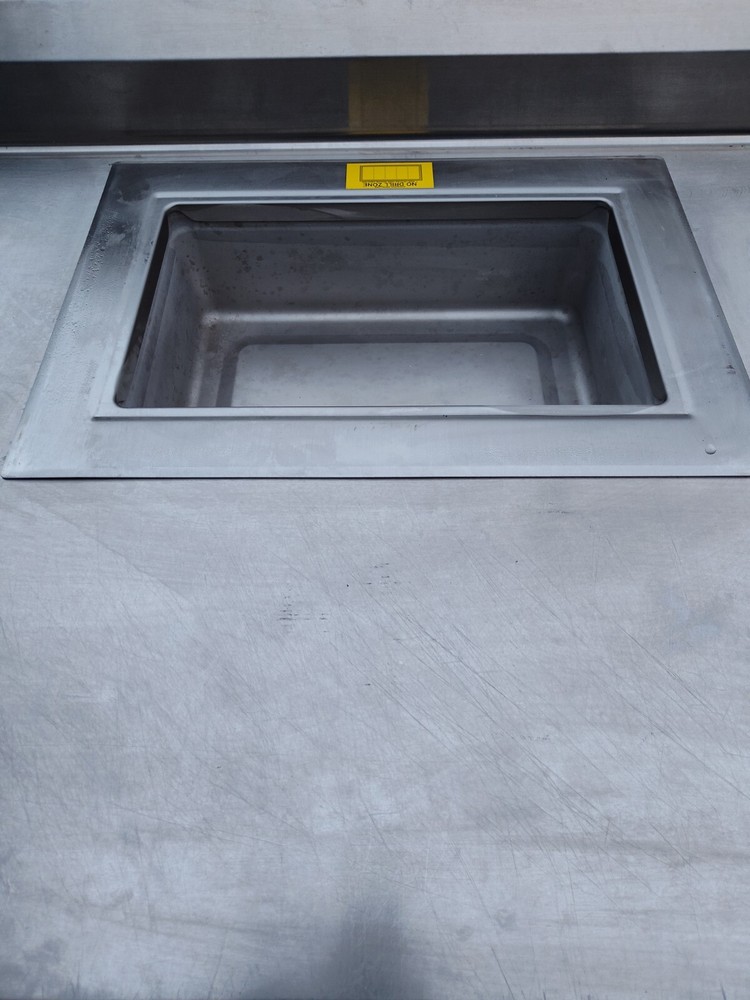 Prep Table With Dropin Refrigerated Cooler