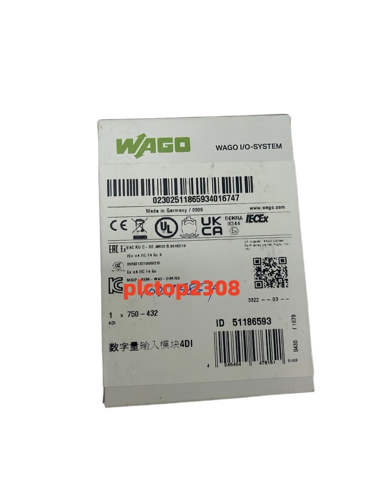 WAGO 750-432 4-Channel Digital Input Module