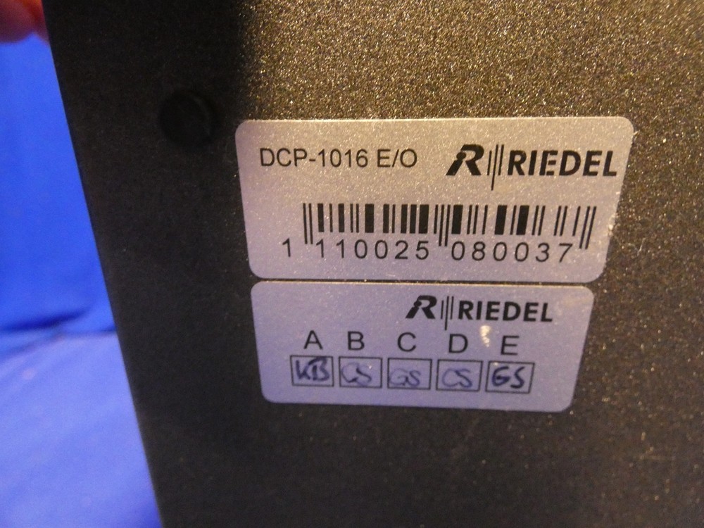 Riedel DCP-1016E /O 16-Key Desktop Control Panel (No Mic)
