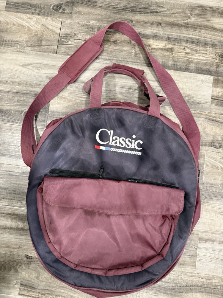Classic Rope Bag – Maroon/Gray