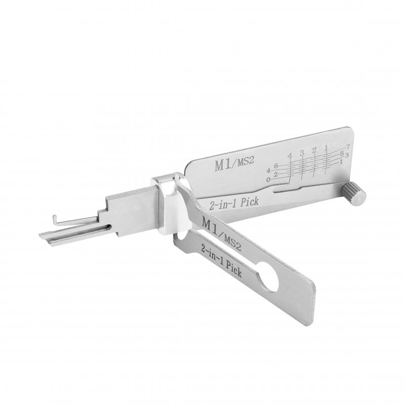 Key Decoder Perfect Match For Key Picking Hook Tool Stainless Steel M1/MS2
