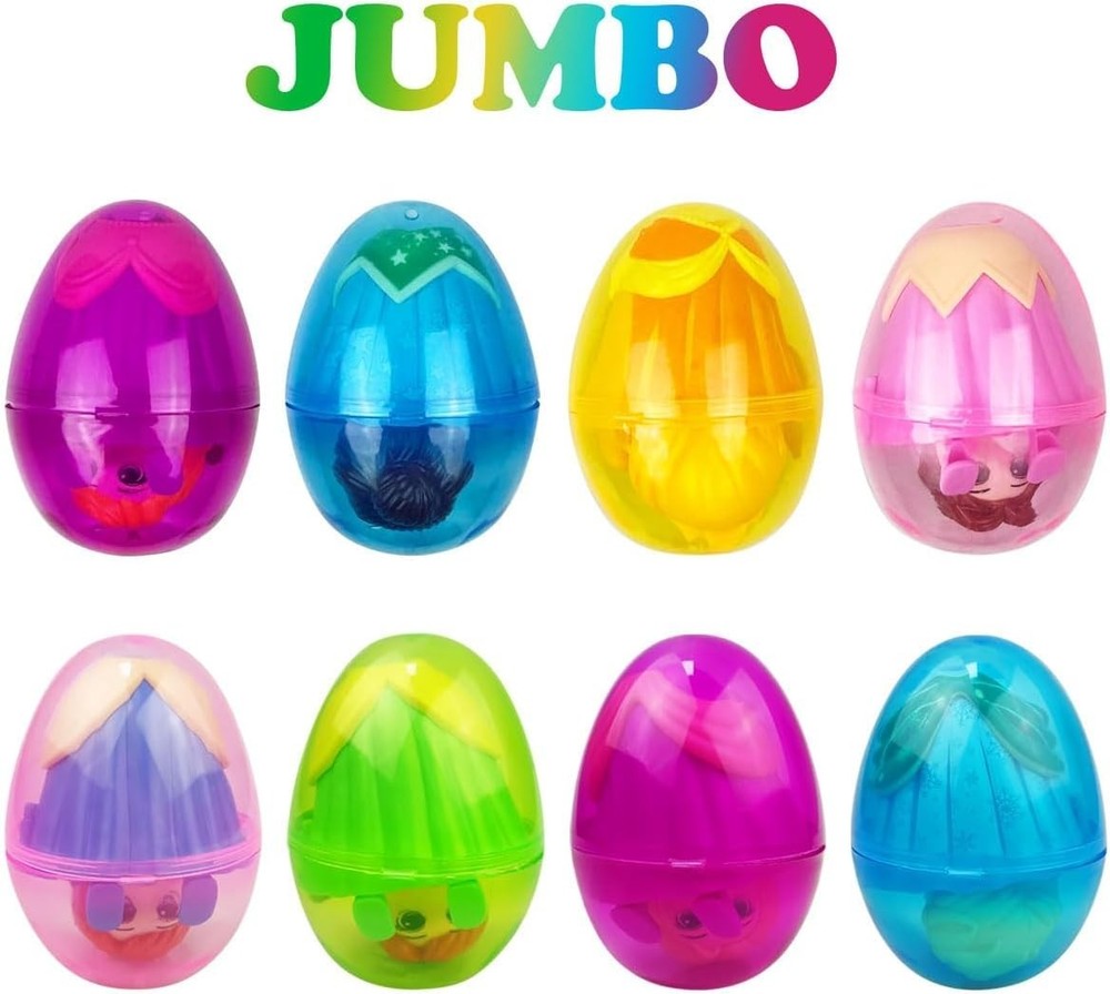 Transforming Princess Easter Eggs - 8 Pack for Creative Playtime Adventures