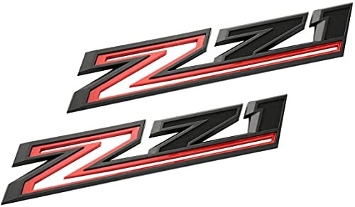 2pack 2019-2026 OEM Z71 Emblems Side Left & Right Badges Compatible 2 Black red