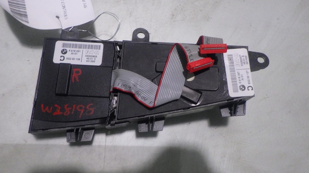 02 BMW 745i PASSENGER SIDE SEAT CONTROLS