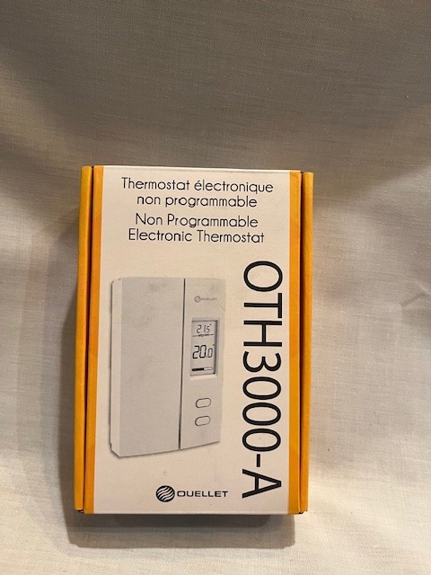 OUELLET Non programmable Electronic Thermostat OTH3000-A