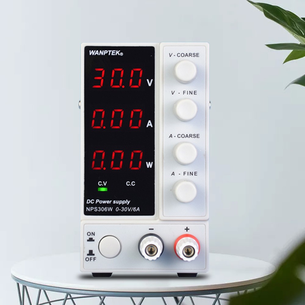 DC Power Supply Variable Adjustable Switching Regulated Power Supply 0-30V 0-6A