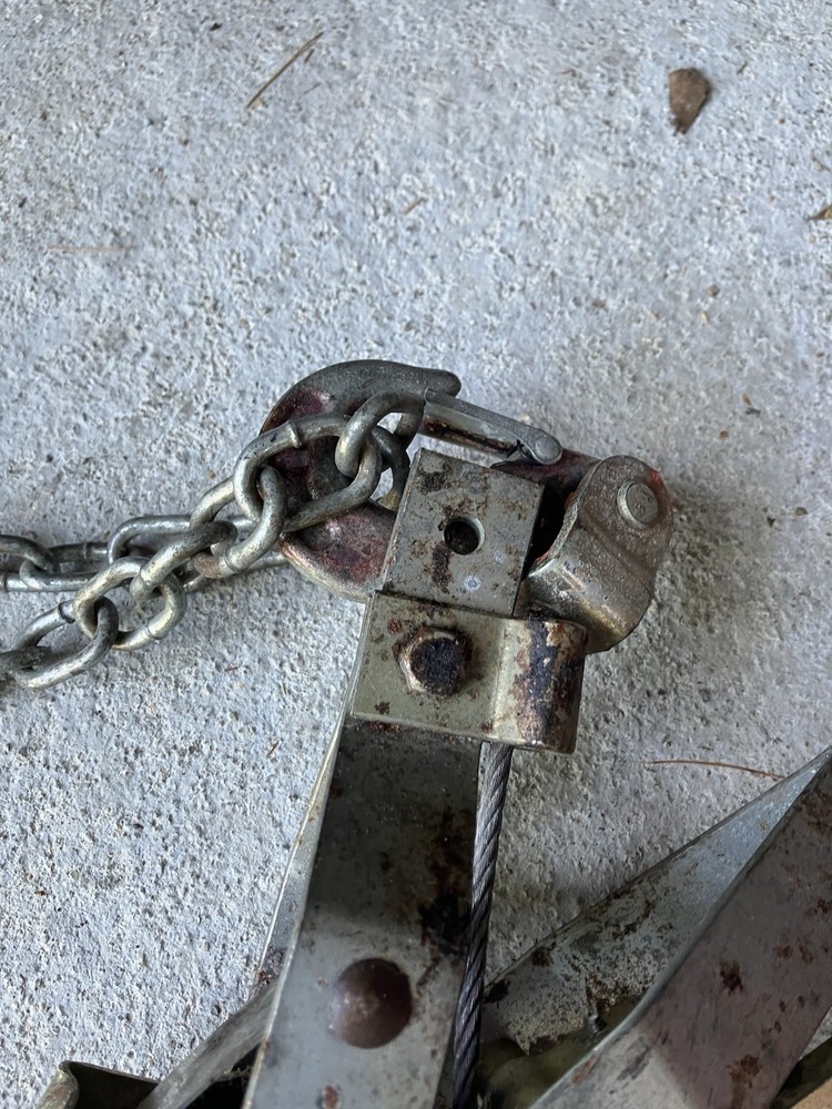 Heavy Duty Hand Cable Puller Come Along Winch Hoist with Hook & Chain