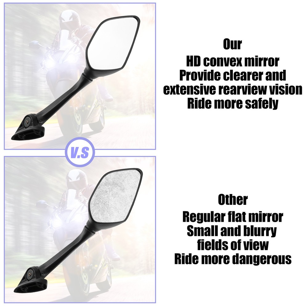 Front Side Mirrors Rear View Mirror - 2pcs