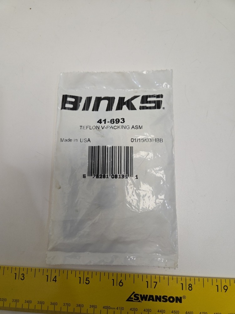 Binks 41-693 V Packing Assembly Kit