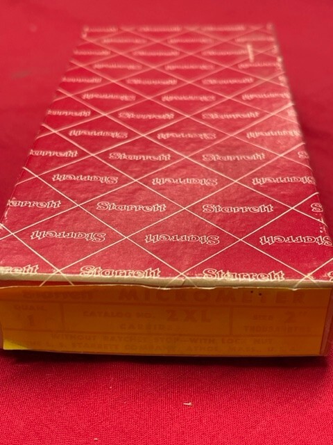 Starrett 2XL Outside Micrometer 1-2" Range, Carbide Faces IN STOCK