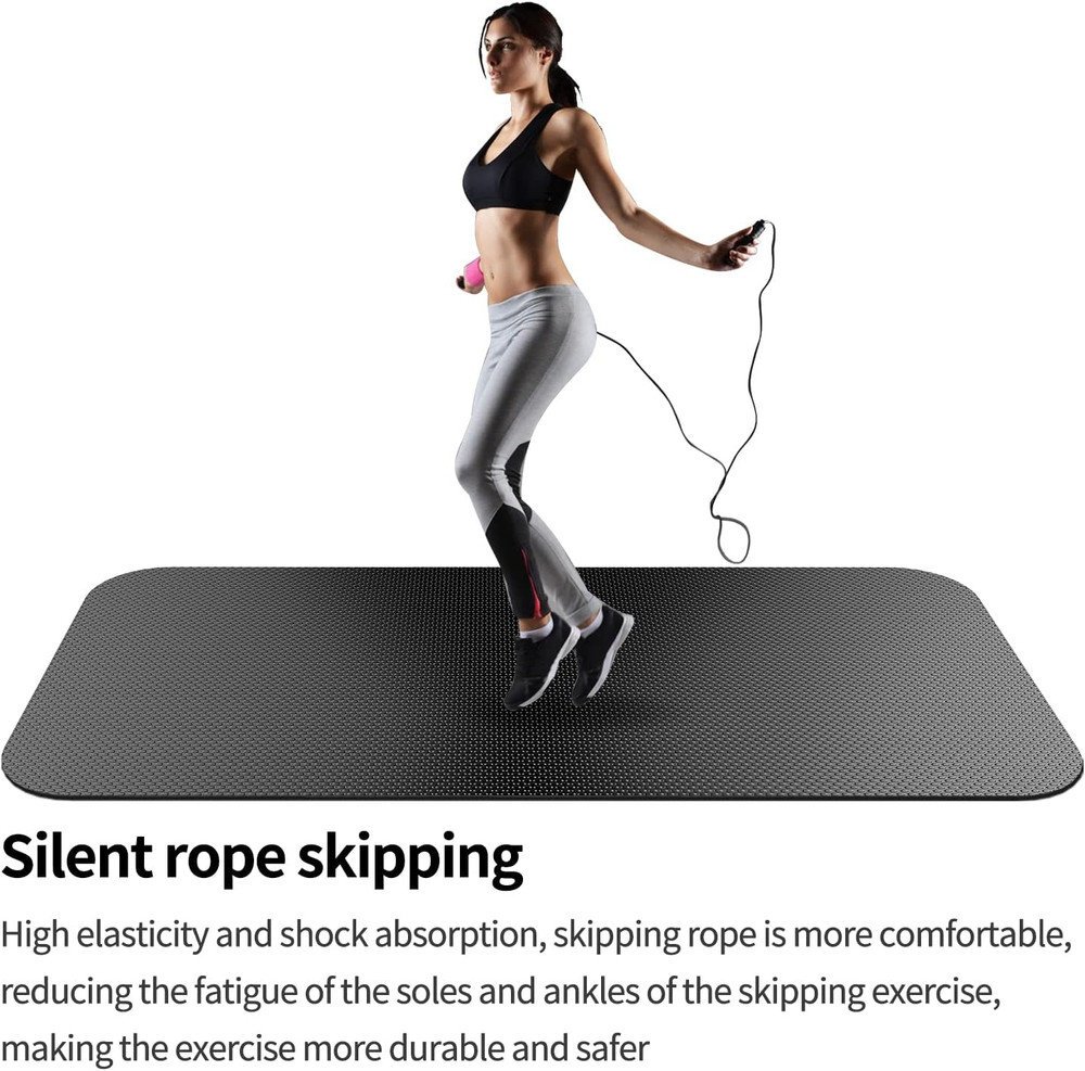 Large Exercise Mat,Exercise Equipment Mat,Treadmill Mat, Exercise Bike Mat, Work