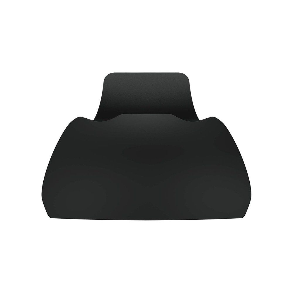PlayVital Solid Black Controller Display Stand for ps5 Desk Holder w/Rubber Pads