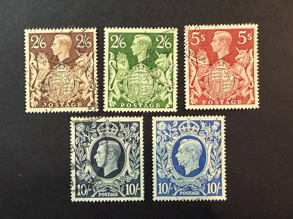 Great Britain # 249 - 251a * Used * Scott Value $ 41.80
