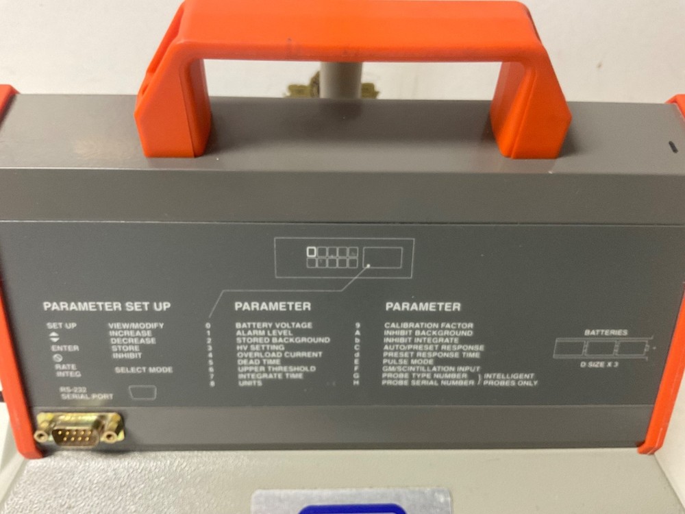 NE Technology DELTA 5 Detector Geiger Counter roll around push with stick